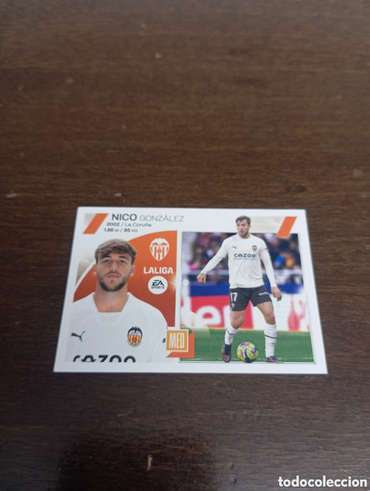Cromos de Futebol: Nico 14 VALENCIA LIGA ESTE 23-24