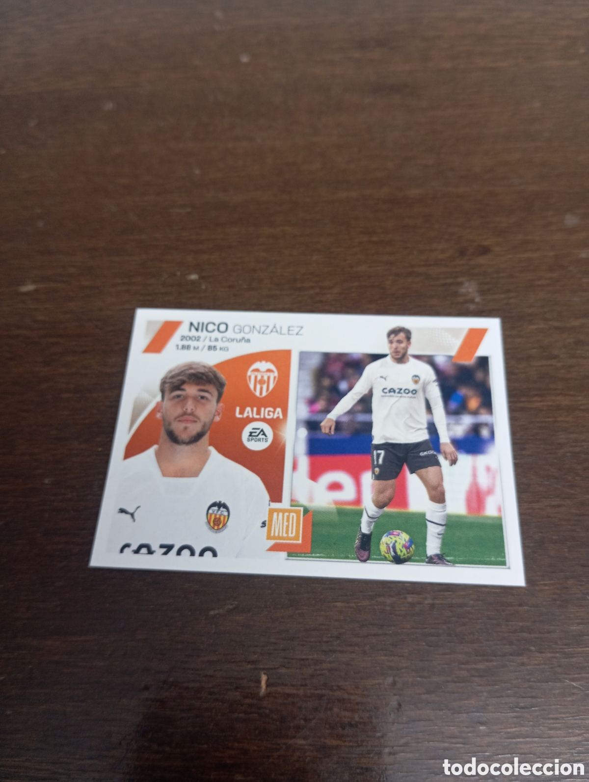 Cromos de Futebol: Nico 14 VALENCIA LIGA ESTE 23-24
