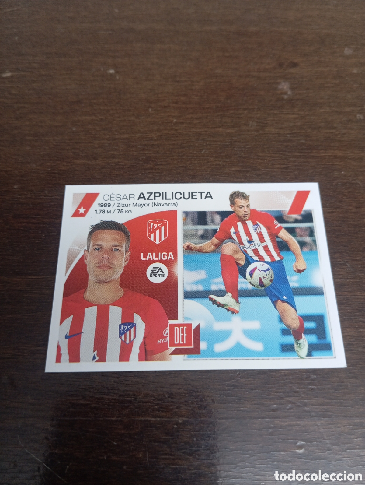 Cromos de Futebol: Fichaje 21 AZPILICUETA LIGA ESTE 23-24