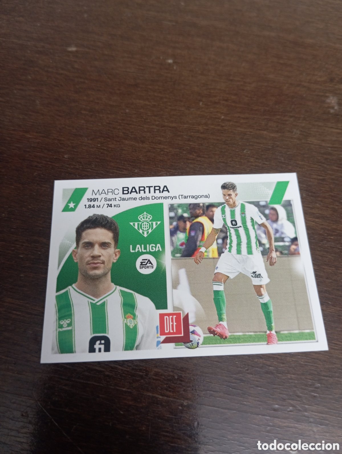 Cromos de Futebol: Fichaje 27 Bartra LIGA ESTE 23-24
