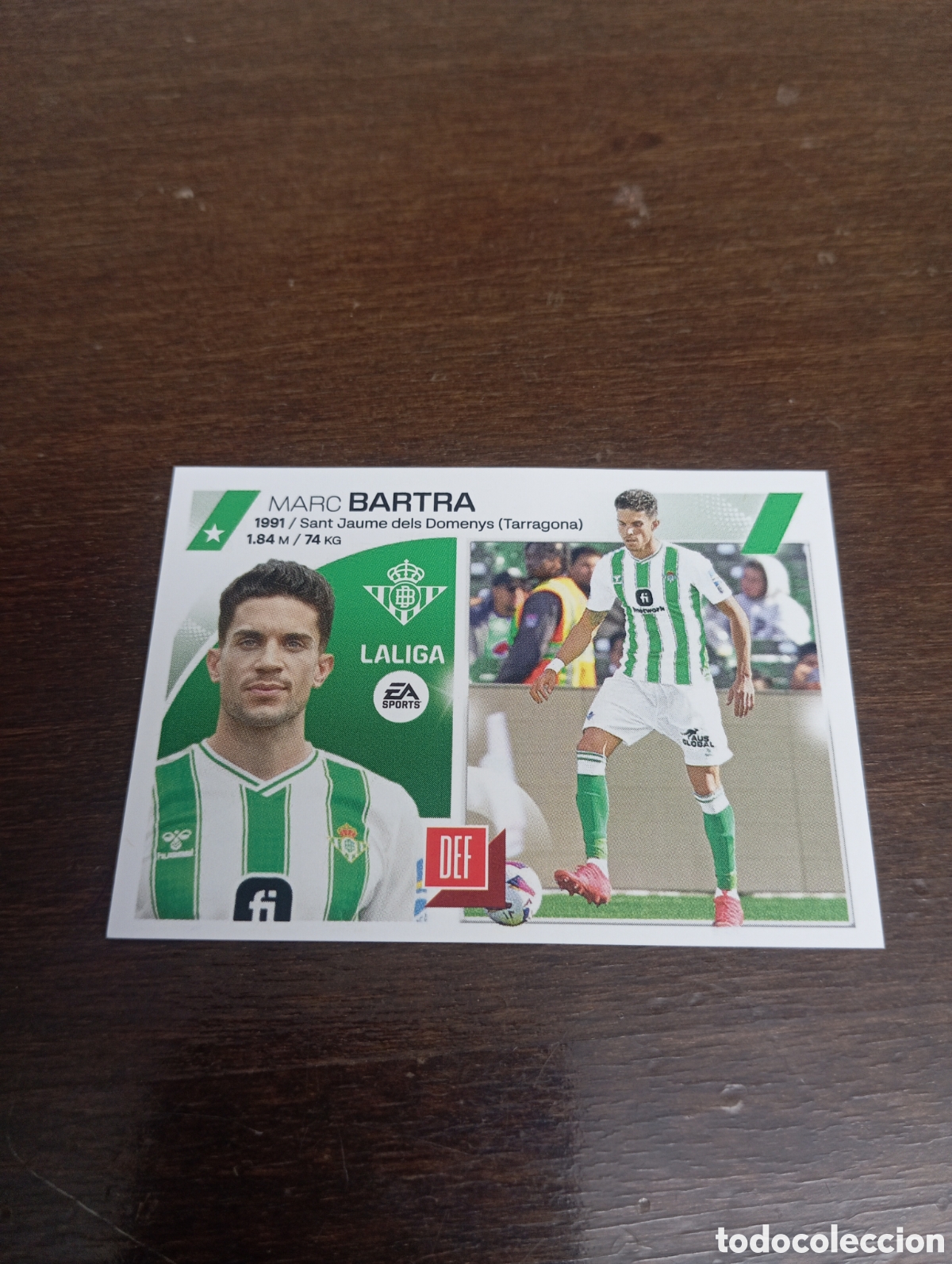 Cromos de Futebol: Fichaje 27 Bartra LIGA ESTE 23-24