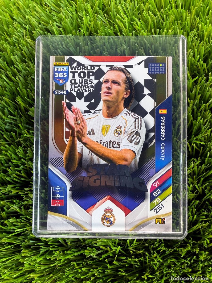 Fu&szlig;ball-Sticker: N&ordm; STS48 &Aacute;lvaro Carreras Star Signing Real Madrid CF Adrenalyn XL FIFA 365 2026