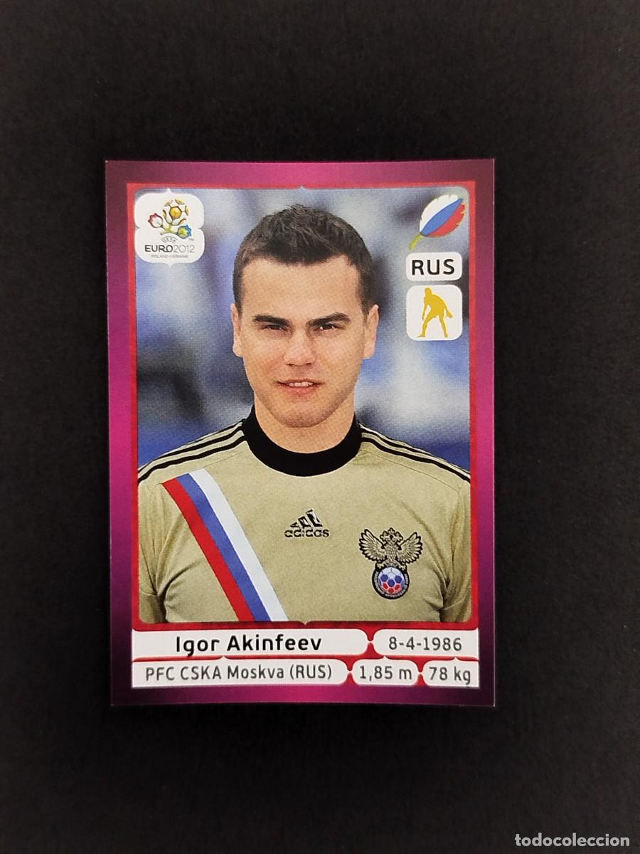 Figurine di Calcio: 112. Igor Akinfeev (Rusia) - Panini UEFA Euro 2012 - Polonia / Ucrania