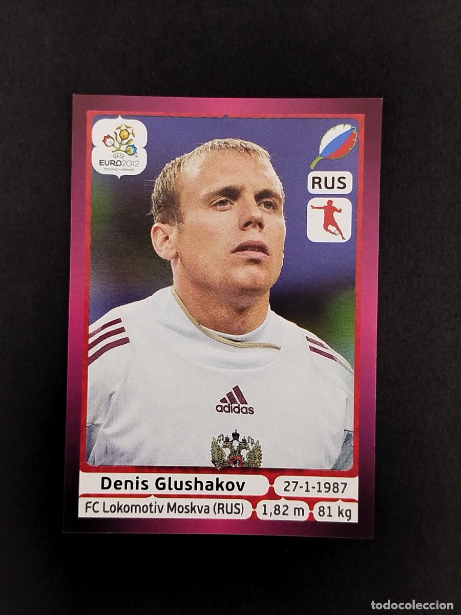 Fu&szlig;ball-Sticker: 126. Denis Glushakov (Rusia) - Panini UEFA Euro 2012 - Polonia / Ucrania