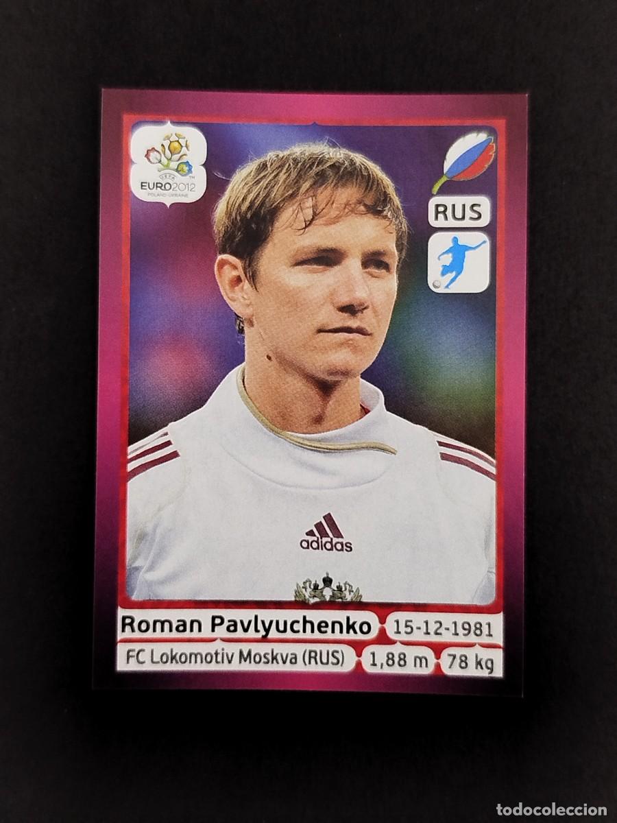 Cromos de Futebol: 131. Roman Pavlyuchenko (Rusia) - Panini UEFA Euro 2012 - Polonia / Ucrania