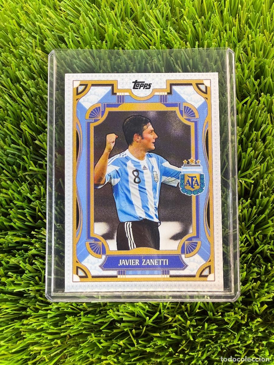 Cromos de Futebol: N&ordm; 27 Javier Zanetti Argentine Tango Topps Argentina Team Set 24 25