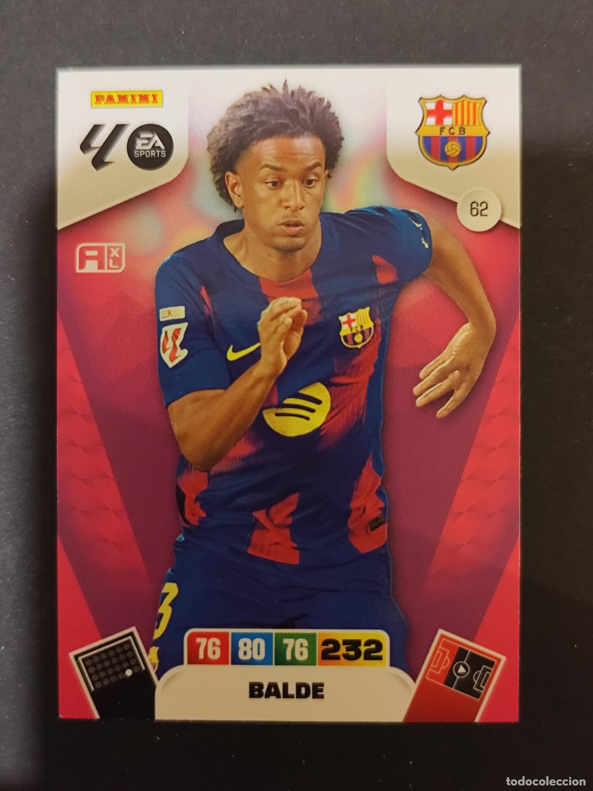 Cromos de F&uacute;tbol: 62 BALDE BARCELONA BAR&Ccedil;A ADRENALYN 2025 2026 25 26