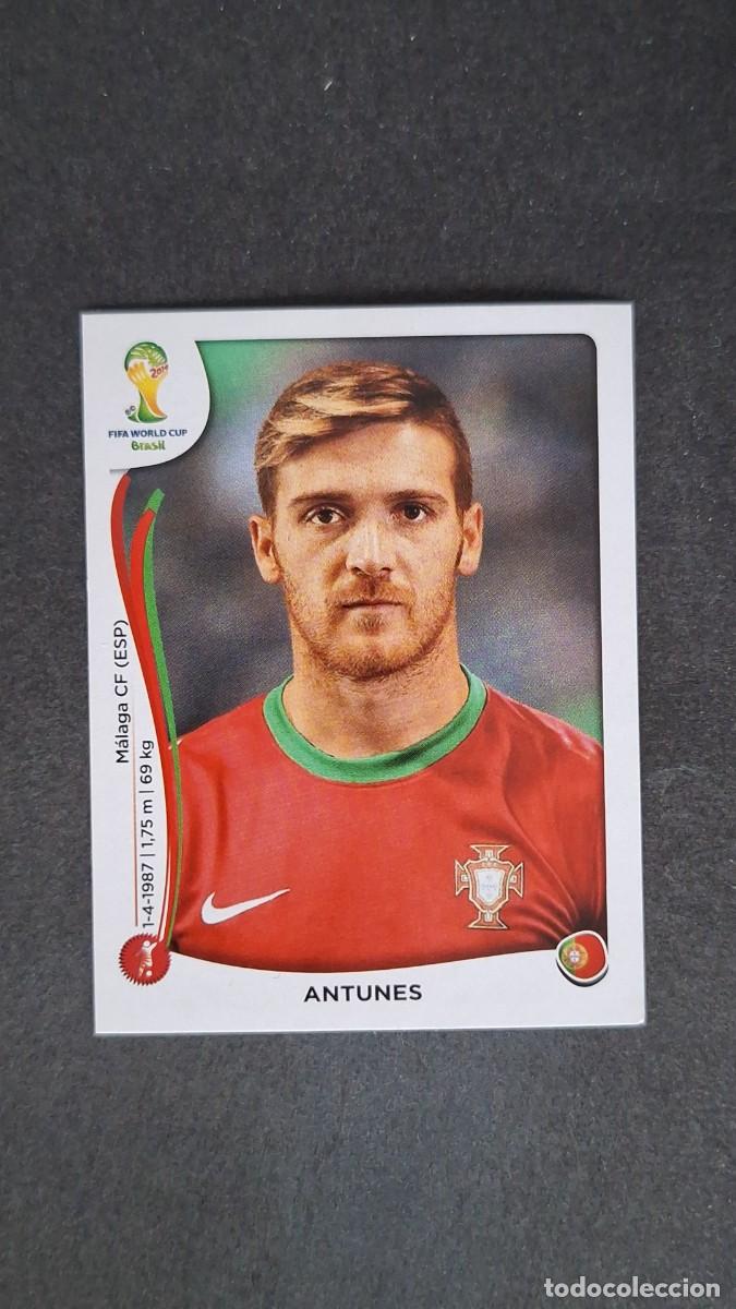 Cromos de f&uacute;tbol: L1 ANTUNES SELECCION PORTUGAL 515 MUNDIAL BRASIL 2014 PANINI NUNCA PEGADO SIN PEGAR