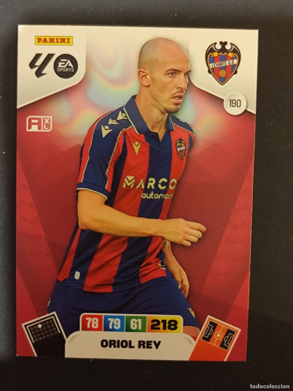 Figurine di Calcio: 190 ORIOL REY LEVANTE ADRENALYN 2025 2026 25 26
