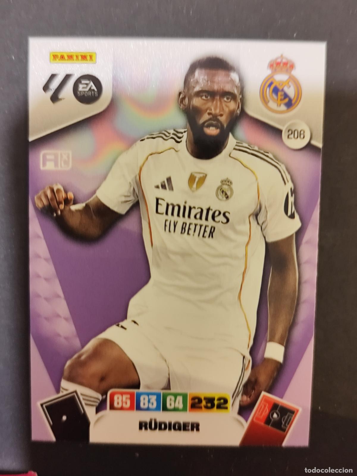 Cromos de f&uacute;tbol: 206 R&Uuml;DIGER REAL MADRID ADRENALYN 2025 2026 25 26