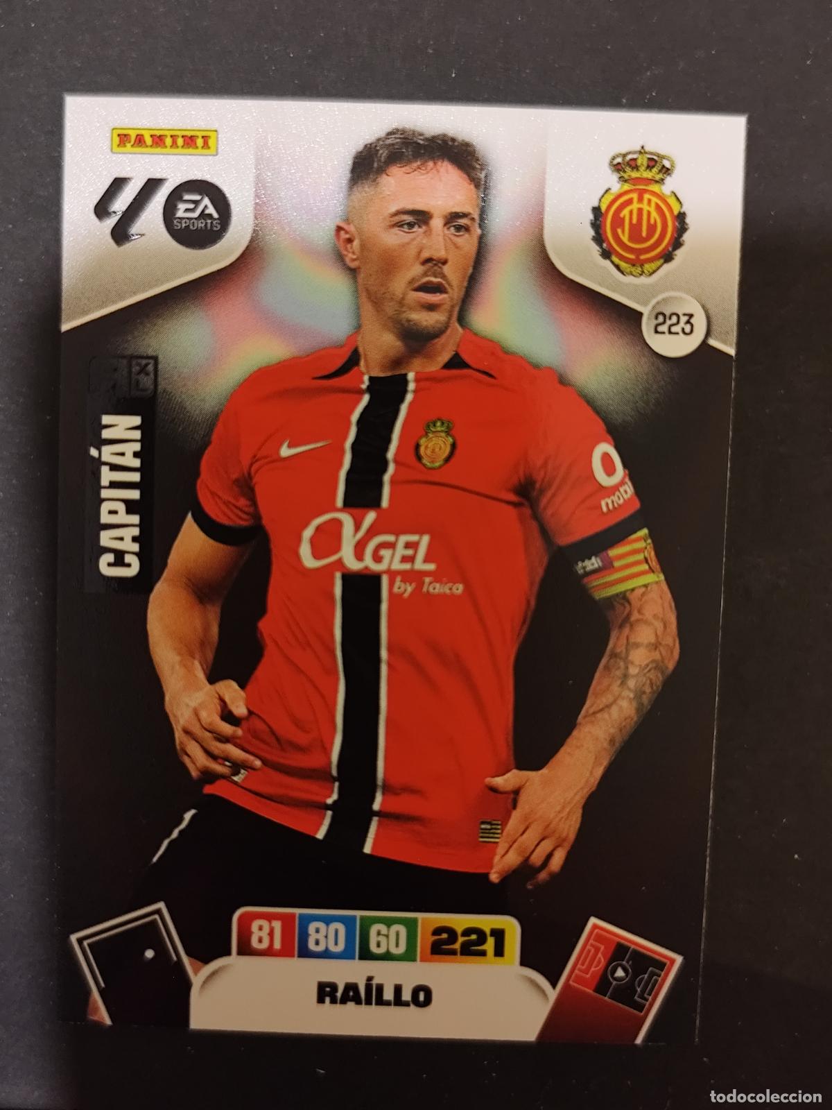 Figurine di Calcio: 223 RAILLO CAPIT&Aacute;N MALLORCA ADRENALYN 2025 2026 25 26