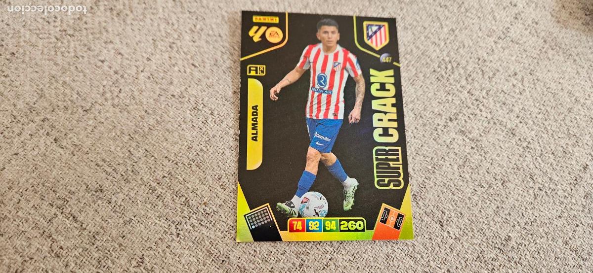 Football Stickers: super crack 447 almada atletico de madrid adrenalyn XL 2025 2026 25 26 trading card