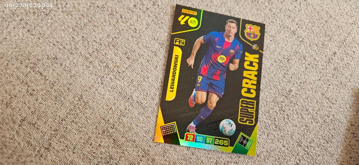 Cromos de F&uacute;tbol: super crack barcelona 452 lewandowski adrenalyn XL 2025 2026 25 26 trading card