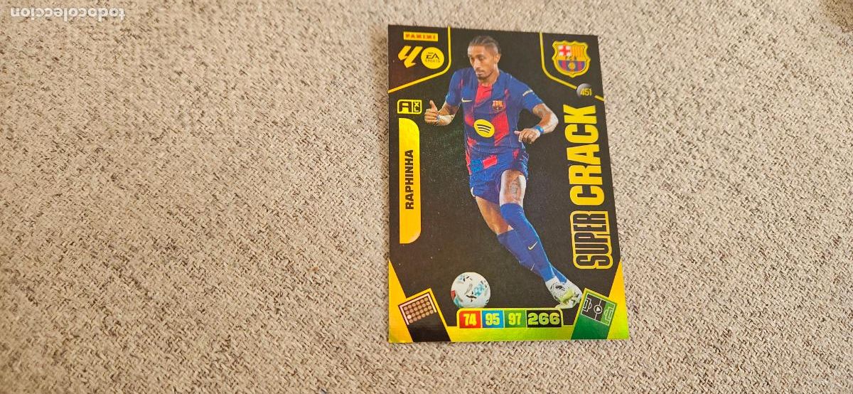Cartes &agrave; collectionner de Football: super crack barcelona 451 raphinha adrenalyn XL 2025 2026 25 26 trading card