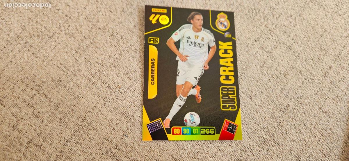 Cromos de F&uacute;tbol: super crack real madrid carreras 458 adrenalyn XL 2025 2026 25 26 trading card