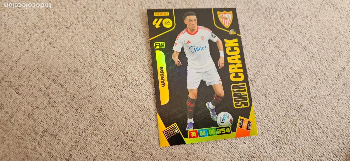 Football Stickers: super crack vargas 464 sevilla adrenalyn XL 2025 2026 25 26 trading card