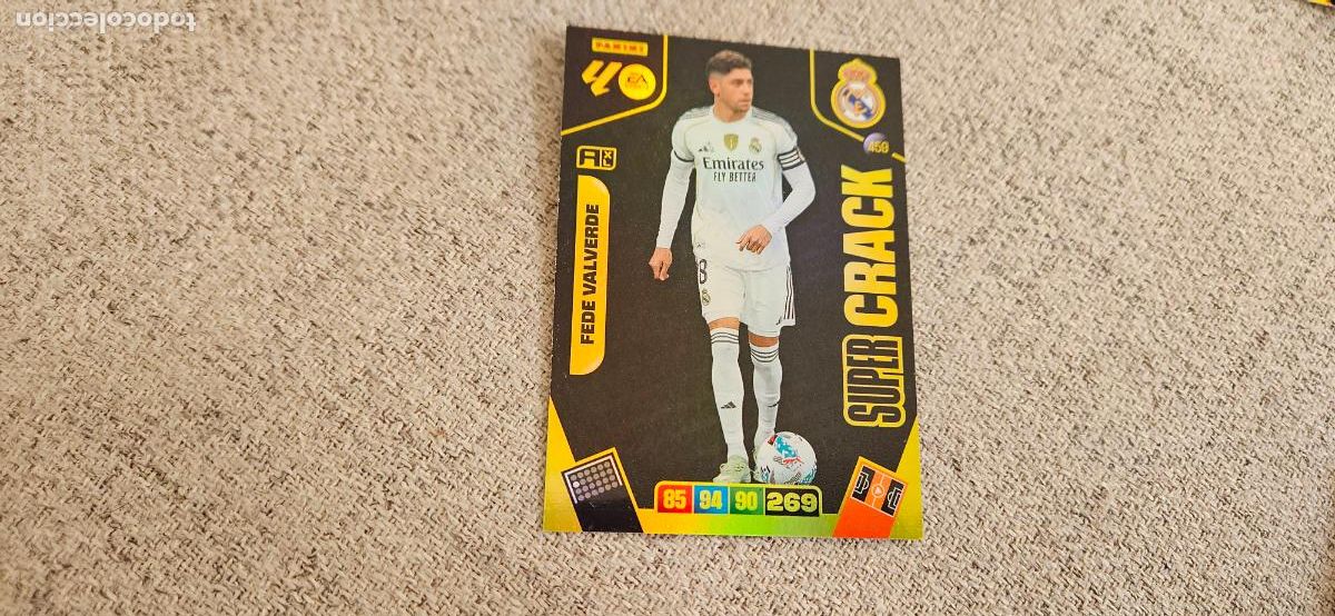 Football Stickers: super crack real madrid valverde 459 adrenalyn XL 2025 2026 25 26 trading card