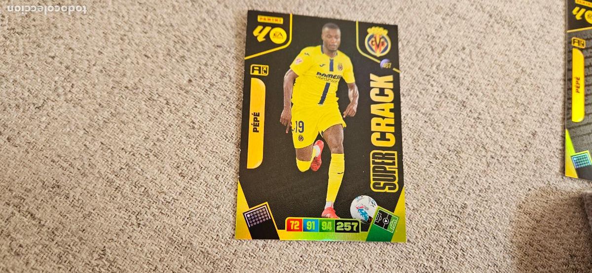 Football Stickers: super 467 pepe villarreal adrenalyn XL 2025 2026 25 26 trading card