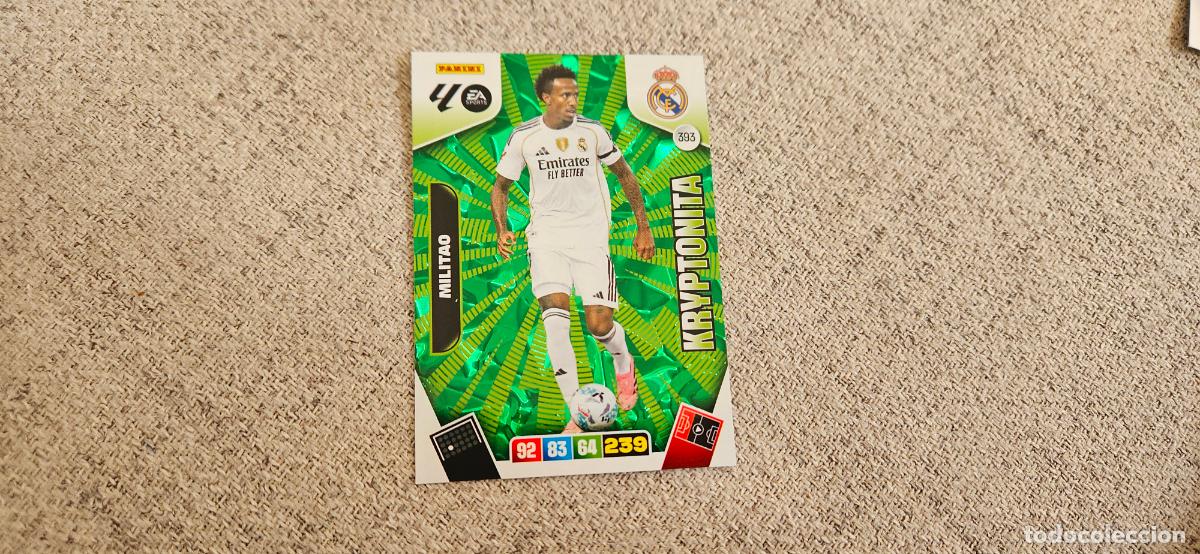 Cartes &agrave; collectionner de Football: kryptonita laporte 393 militao real madrid adrenalyn 2025 2026 252 26 trading card