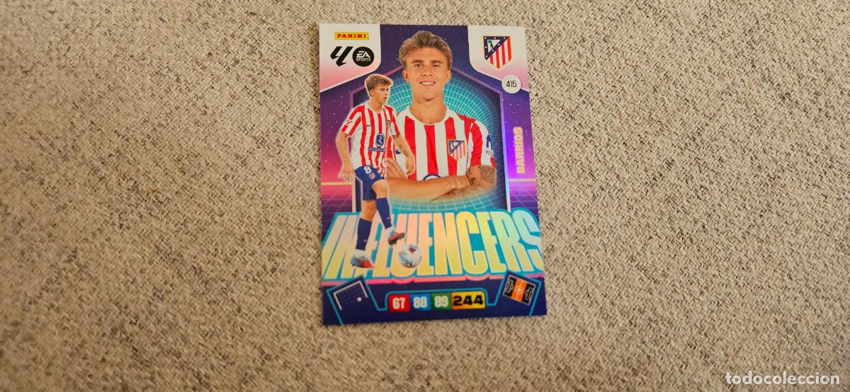 Cartes &agrave; collectionner de Football: influencers barrios 415 atletico de madrid adrenalyn 2025 2026 25 26 trading card