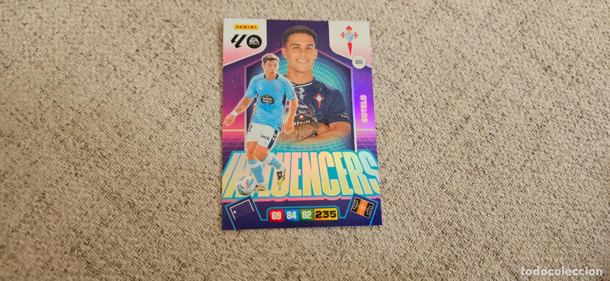 Cartes &agrave; collectionner de Football: influencers 416 sotelo celta adrenalyn 2025 2026 25 26 trading card