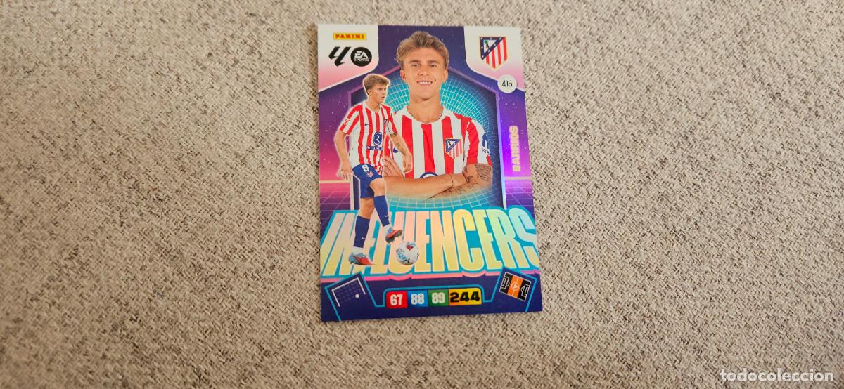 Cartes &agrave; collectionner de Football: influencers barrios 415 atletico de madrid adrenalyn 2025 2026 25 26 trading card