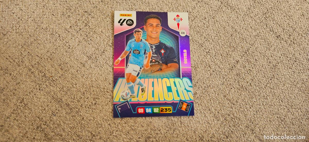 Cartes &agrave; collectionner de Football: influencers 416 sotelo celta adrenalyn 2025 2026 25 26 trading card