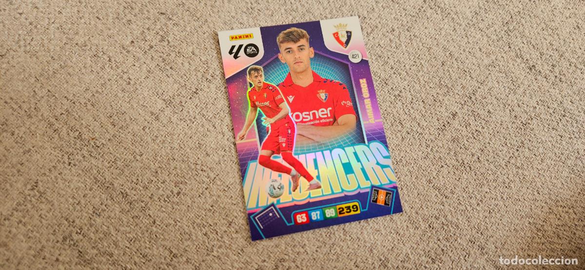 Cartes &agrave; collectionner de Football: influencers 421 oroz mallorca adrenalyn 2025 2026 25 26 trading card