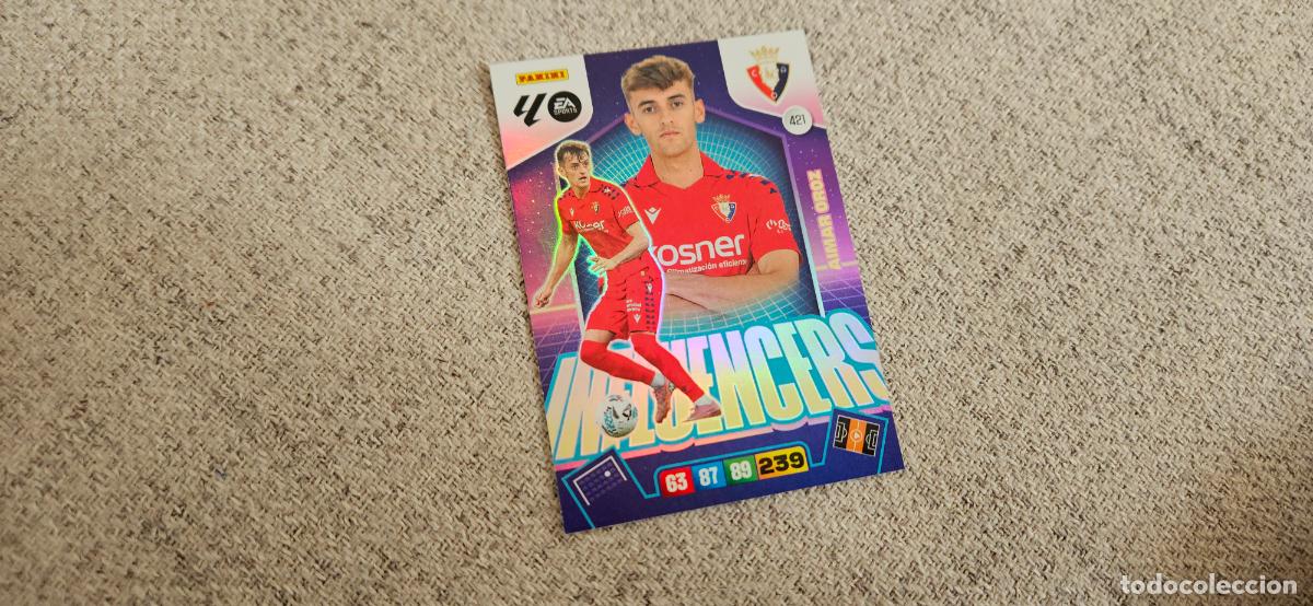 Cartes &agrave; collectionner de Football: influencers 421 oroz mallorca adrenalyn 2025 2026 25 26 trading card