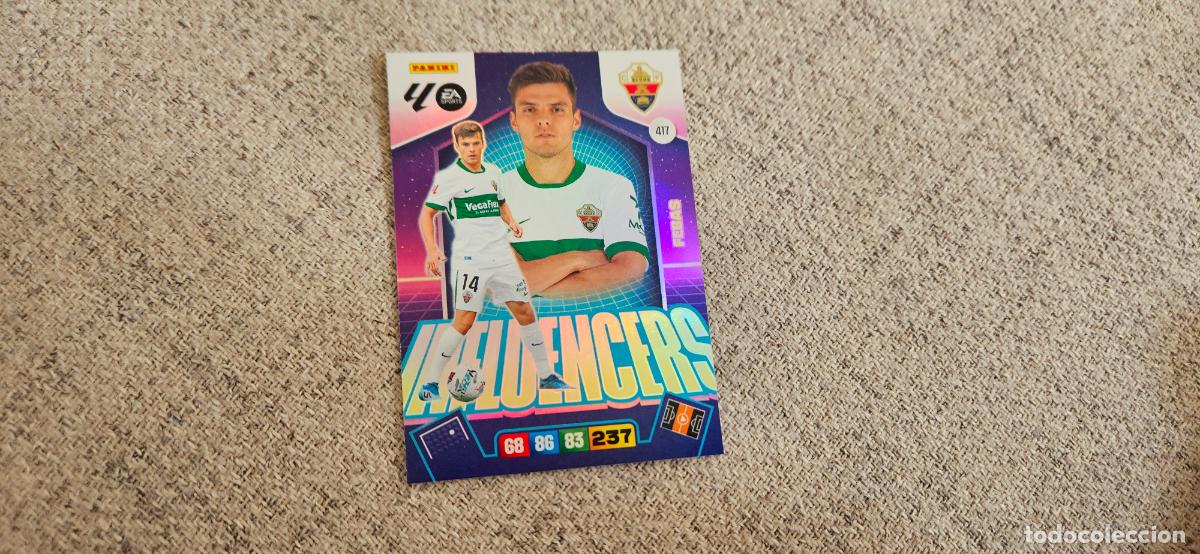 Fu&szlig;ball-Sticker: influencers 417 febas elche adrenalyn 2025 2026 25 26 trading card