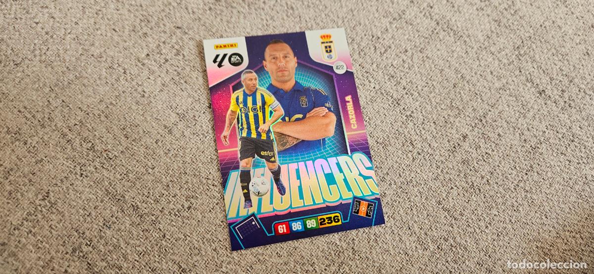 Football Stickers: influencers 422 cazorla oviedo adrenalyn 2025 2026 25 26 trading card