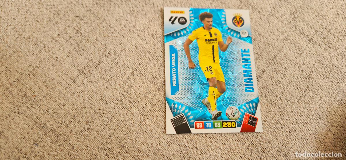 Figurine di Calcio: diamante 414 veiga villarreal adrenalyn 2025 2026 25 26 trading card