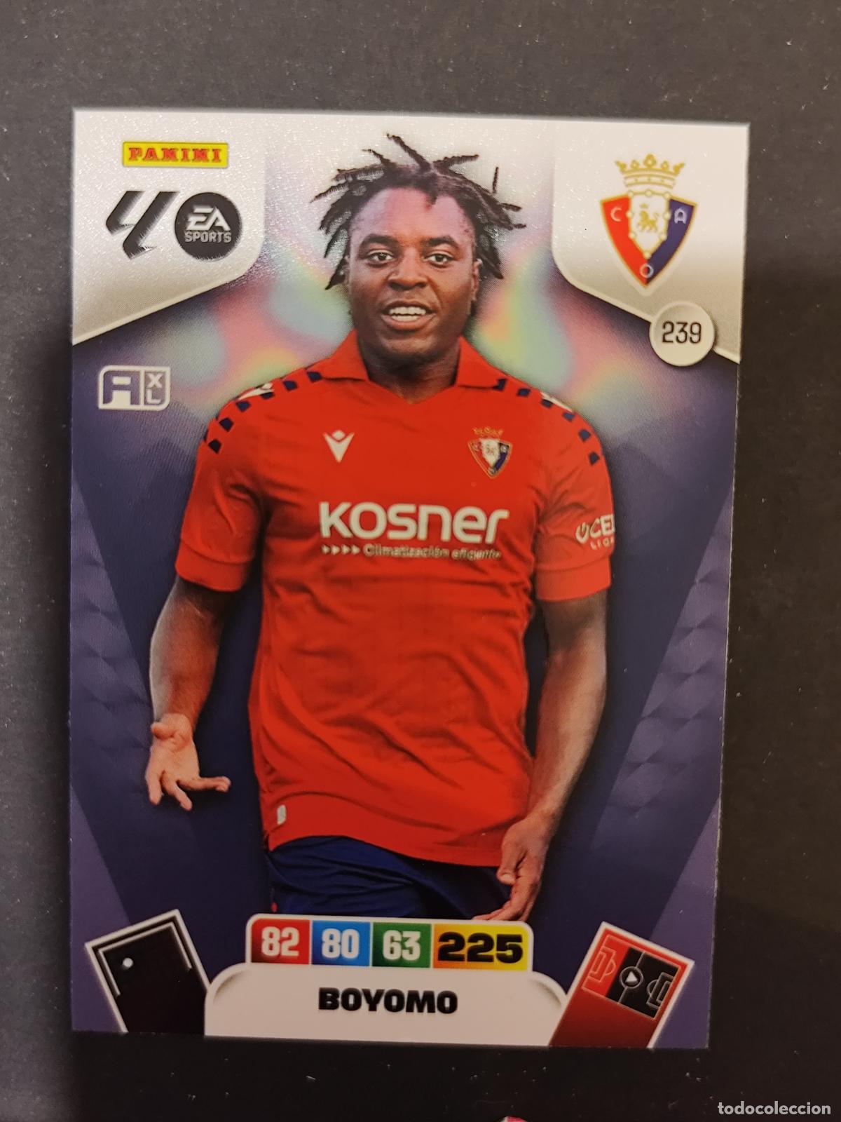 Fu&szlig;ball-Sticker: 239 BOYOMO OSASUNA ADRENALYN 2025 2026 25 26