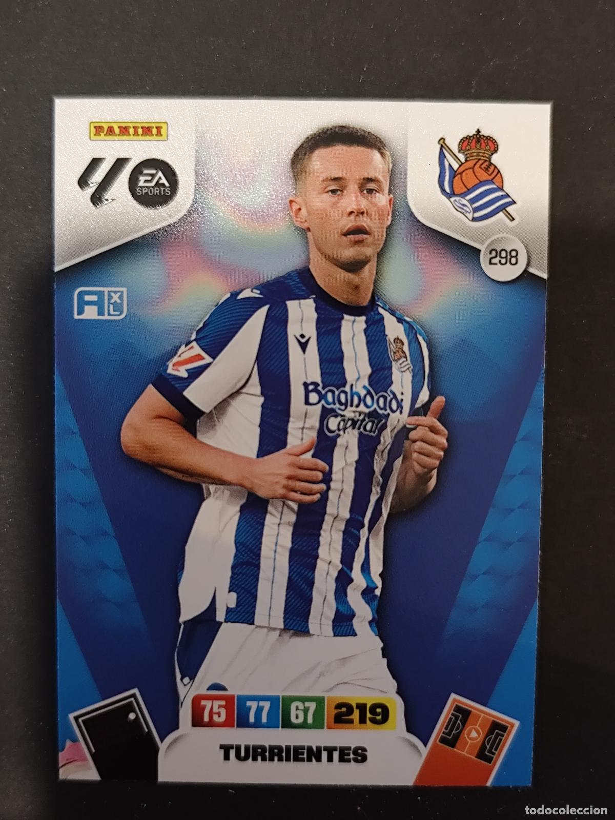 Cromos de F&uacute;tbol: 298 TURRIENTES REAL SOCIEDAD ADRENALYN 2025 2026 25 26
