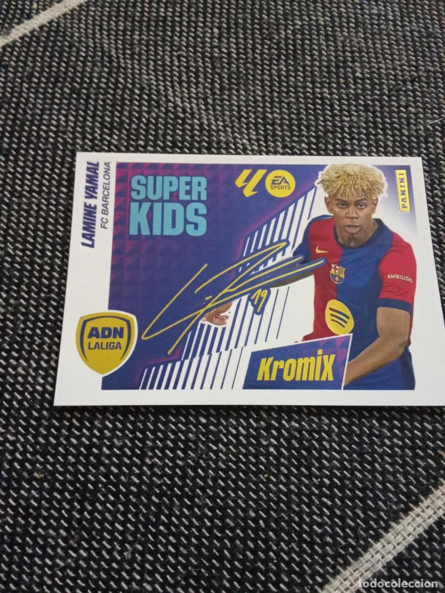 Cromos de F&uacute;tbol: K14 Lamine yamal super kids kromix liga este 2025-26