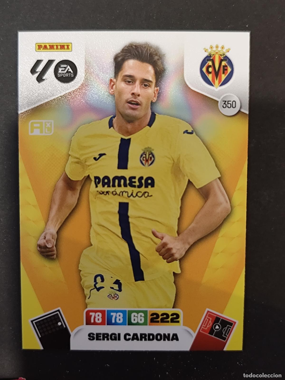 Fu&szlig;ball-Sticker: 350 SERGI CARDONA VILLARREAL ADRENALYN 2025 2026 25 26