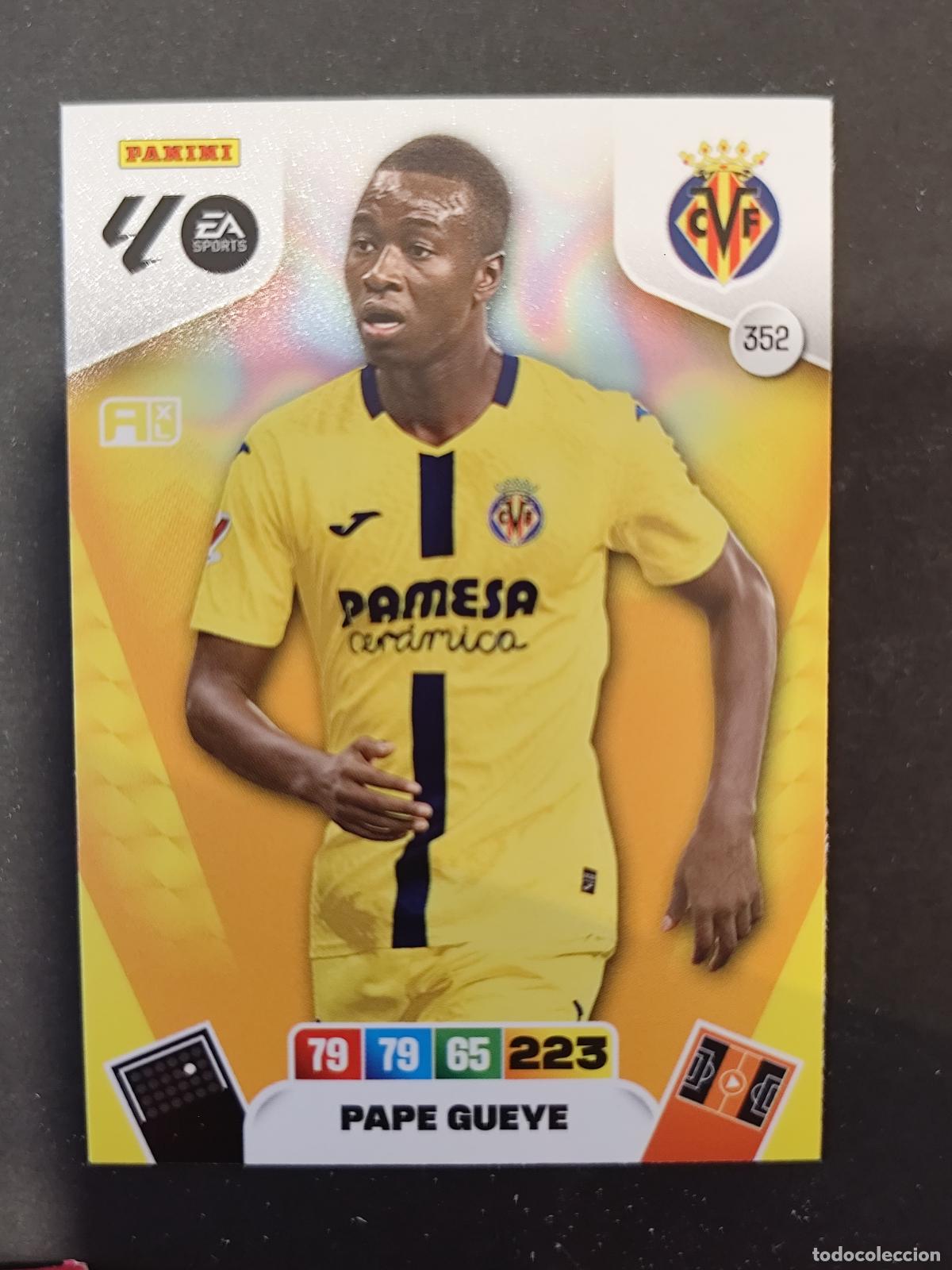 Cromos de f&uacute;tbol: 352 PAPE GUEYE VILLARREAL ADRENALYN 2025 2026 25 26
