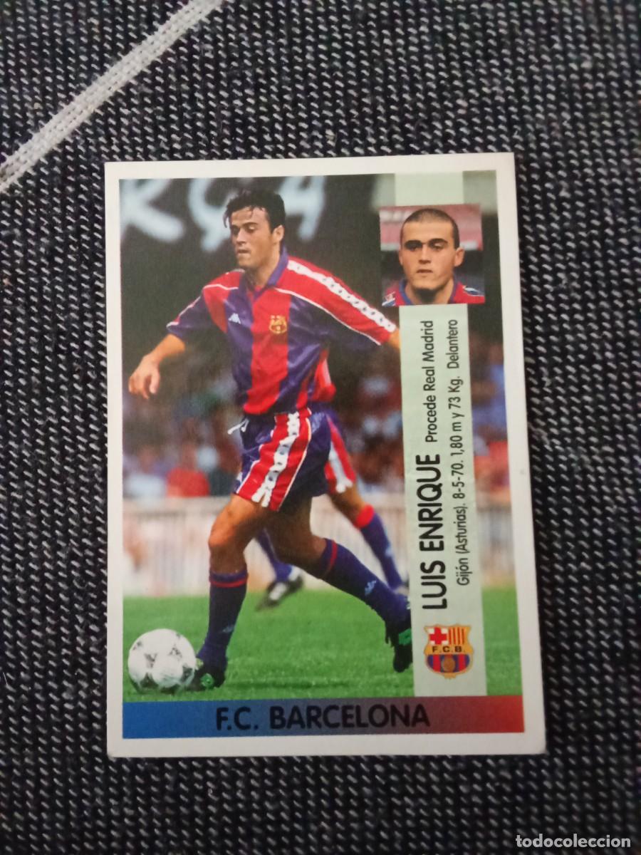 Fu&szlig;ball-Sticker: 355 luis enrique FC Barcelona &uacute;ltimos fichajes liga 96-97