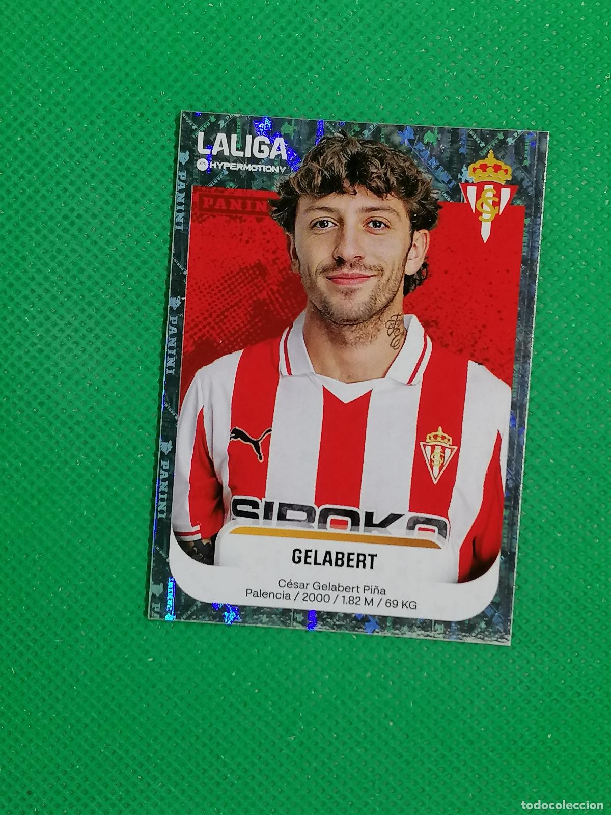 Cromos de F&uacute;tbol: 376 GELABERT SPORTING GIJON ⚽ PANINI LIGA HYPERMOTION 25 26 2025 2026 ⚽