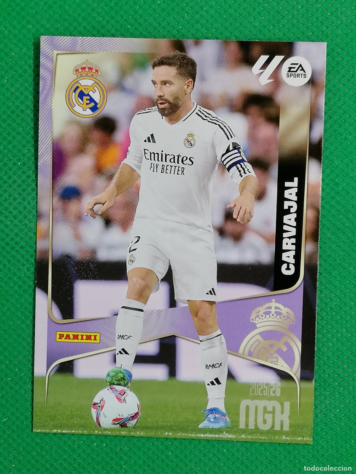 Cromos de F&uacute;tbol: 220 CARVAJAL REAL MADRID ⚽ MEGACRACKS LIGA 2025 2026 25 26 ⚽