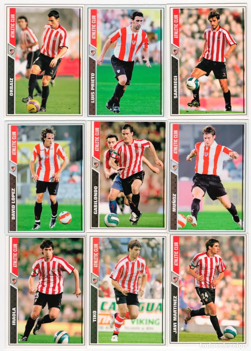 Fu&szlig;ball-Sticker: ATHLETIC BILBAO DAVID LOPEZ N&ordm; 449 MUNDICROMO ALBUM FICHAS LIGA 2007 2008 07 08