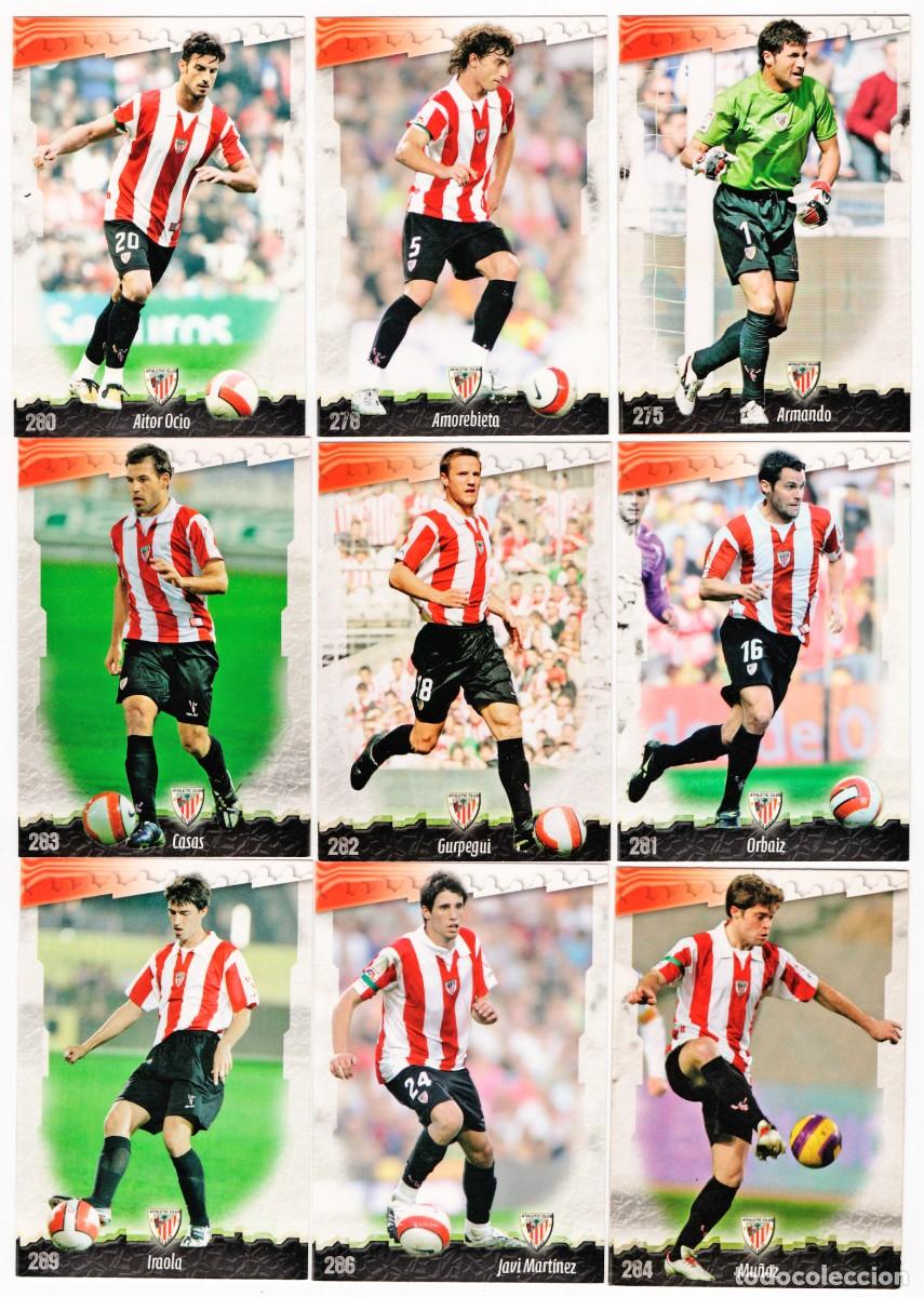 Figurine di Calcio: MUNDICROMO ATHLETIC BILBAO AMOREBIETA N&ordm; 278 ALBUM FICHAS LIGA 2008 2009 08 09