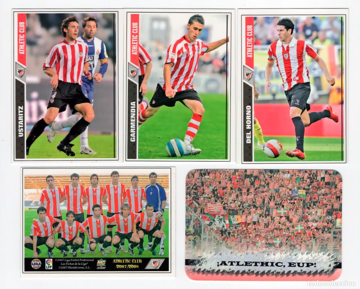 Figurine di Calcio: ATHLETIC BILBAO ASIER DEL HORNO N&ordm; 645 ULTIMOS FICHAJES MUNDICROMO ALBUM FICHAS LIGA 2007 2008 07 08