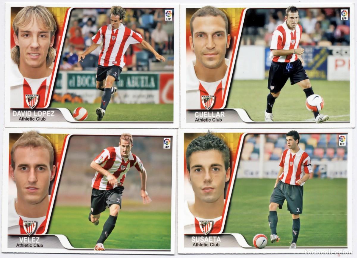 Cromos de F&uacute;tbol: ATHLETIC BILBAO FICHAJE UH DAVID LOPEZ N&ordm; 407 EDICIONES ESTADIO MUNDICROMO 2007 2008 07 08
