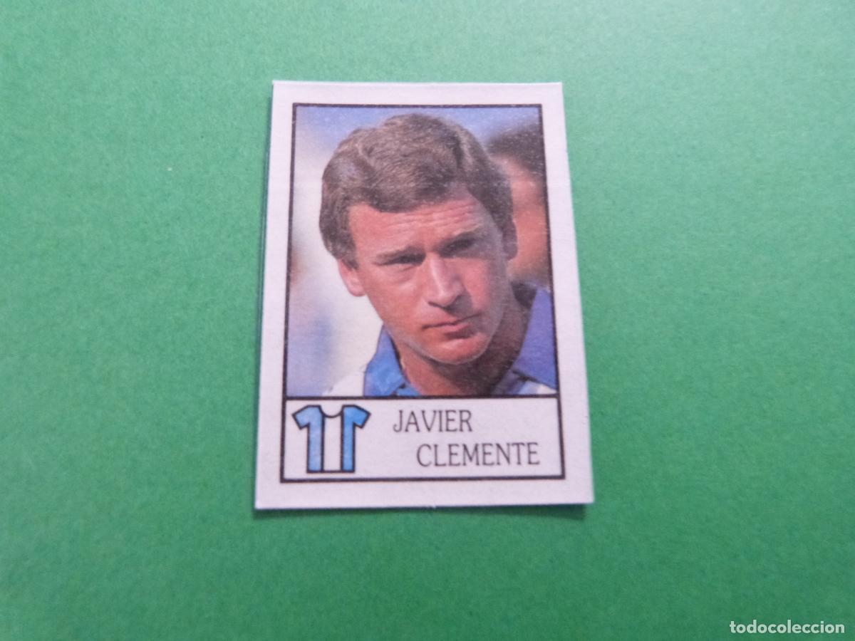 Fu&szlig;ball-Sticker: CROMO FUTBOL JAVIER CLEMENTE R.C.D. ESPA&Ntilde;OL-ESPANYOL RECORTADO N&ordm; 91 LIGA BOLLYCAO 1987-1988/87-88