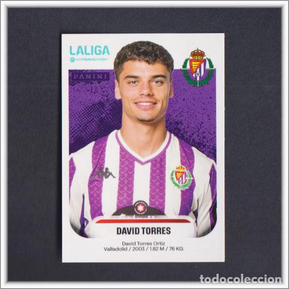 Figurine di Calcio: LIGA ESTE HYPERMOTION 2025 2026 25 26 PANINI DAVID TORRES 389 COLECCI&Oacute;N VALLADOLID 2&ordf; DIVISI&Oacute;N