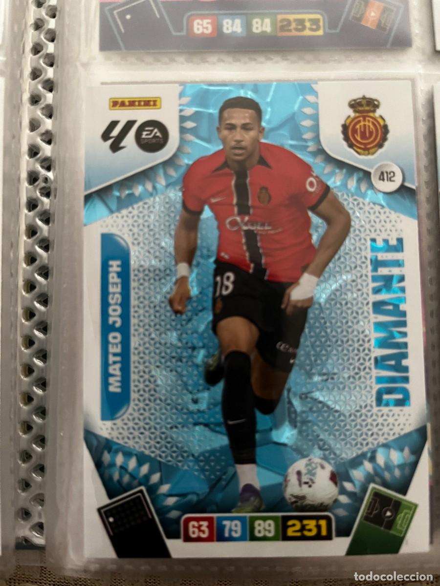 Fu&szlig;ball-Sticker: ADRENALYN XL 2025 2026 25 26 PANINI N&ordm; 412 MATEO JOSEPH MALLORCA DIAMANTE