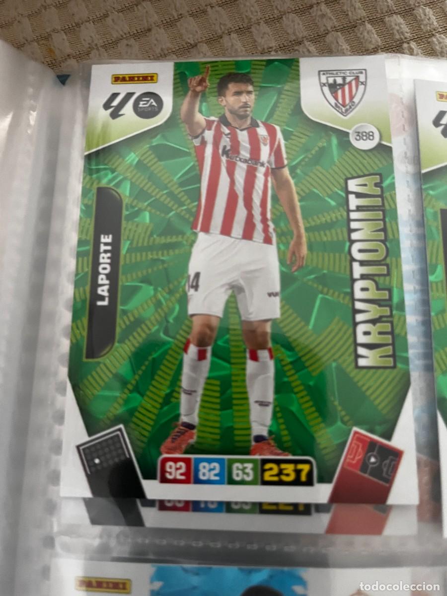 Cromos de F&uacute;tbol: ADRENALYN XL 2025 2026 25 26 PANINI N&ordm; 388 LAPORTE ATHLETIC BILBAO KRYPTONITA