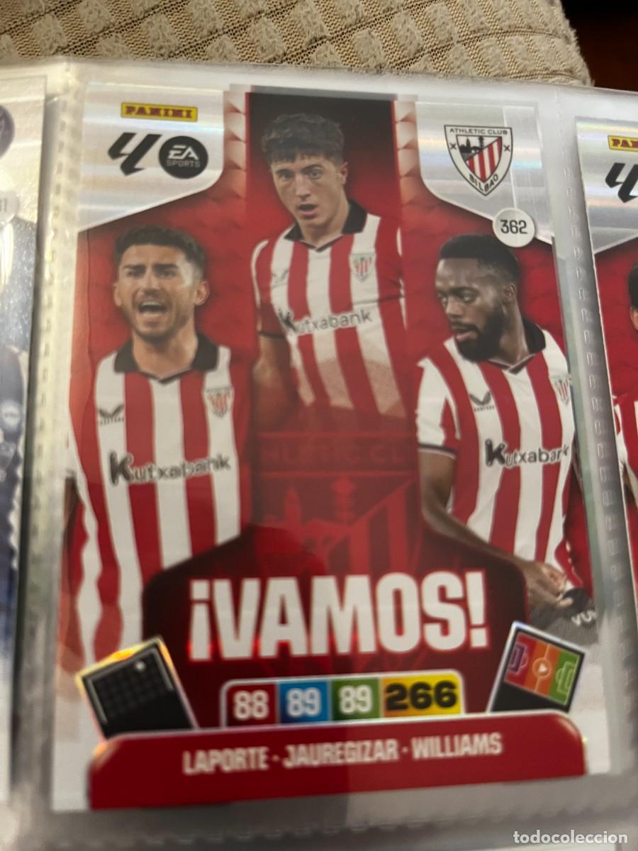 Figurine di Calcio: ADRENALYN XL 2025 2026 25 26 PANINI N&ordm; 362 ATHLETIC BILBAO LAPORTE JAUREGIZAR WILLIAMS &iexcl;VAMOS!