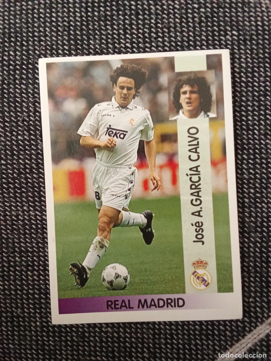 Figurine di Calcio: 86 Garc&iacute;a Calvo real Madrid liga Panini 96-97